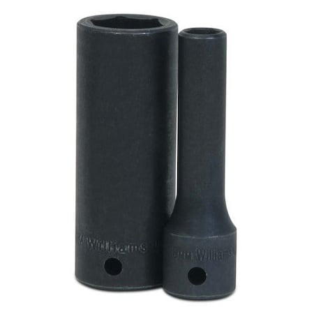 Williams Socket, 3 1/4 Inch OAL, Deep Impact, 1/2 Inch Dr, 14 MM Size JHW14M-614